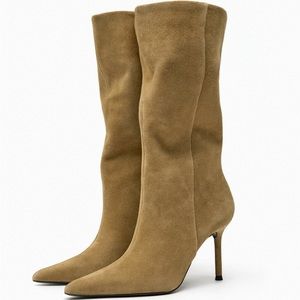 Zara suede boots